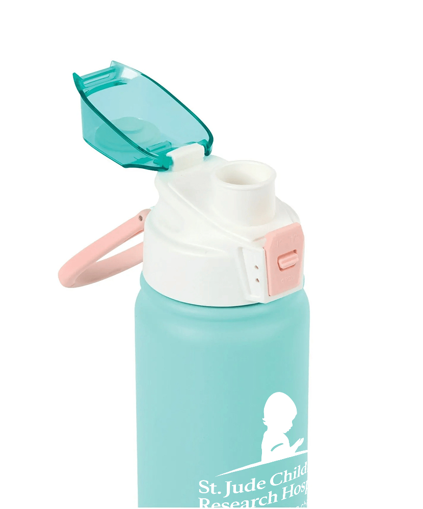 St. Jude Stainless Steel Water Bottle - Aqua